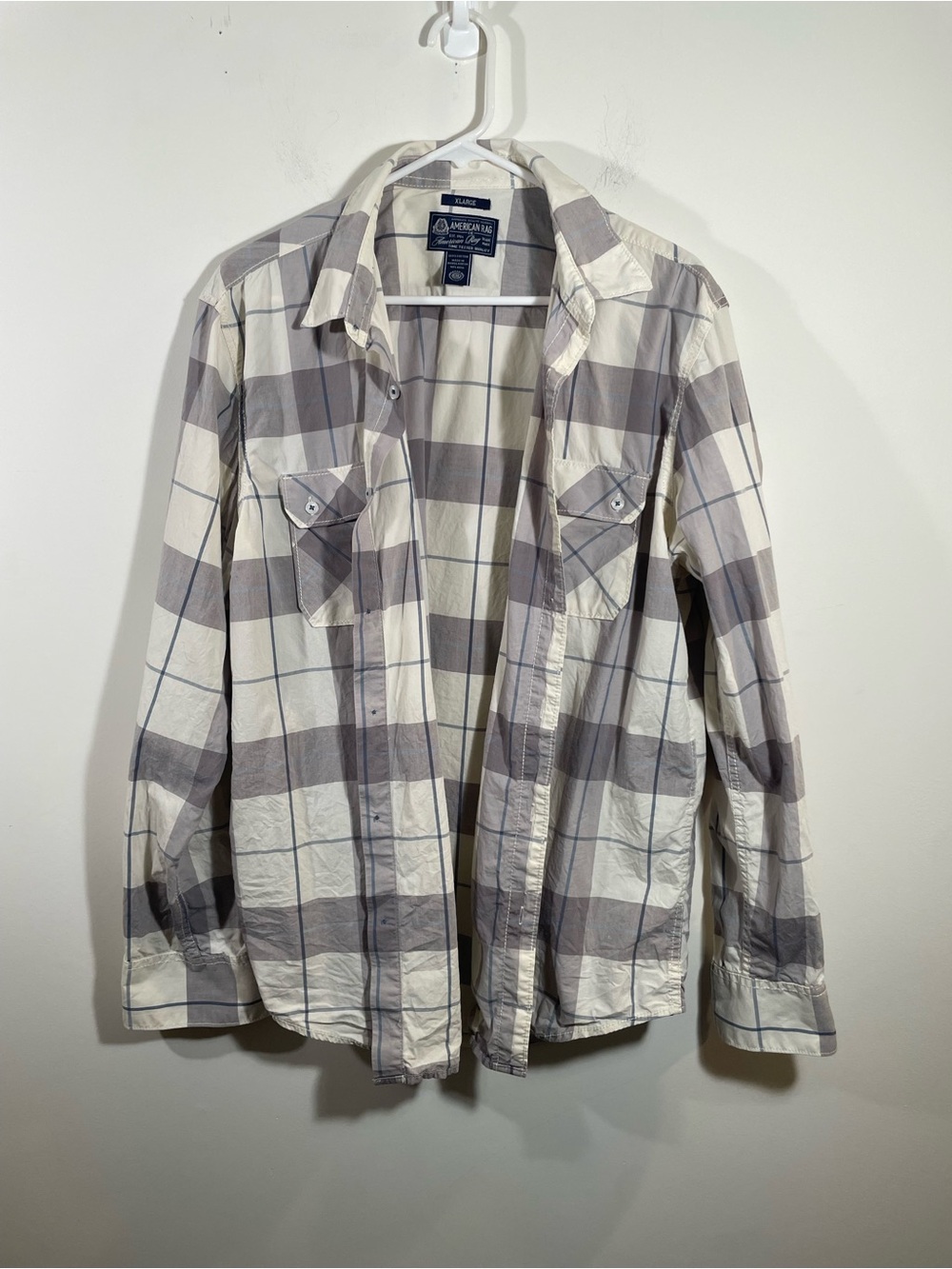 American Rag 100% cotton button down shirt XL